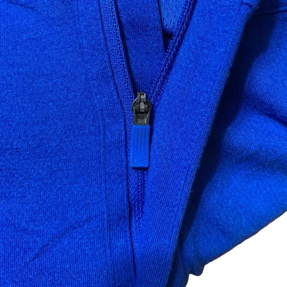 Nike Men's Dri-FIT Royal Blue Long Sleeve Half Zip Pullover Size Medium